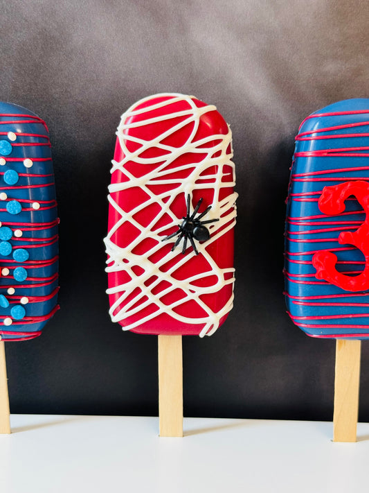 Spiderman Cakesicles