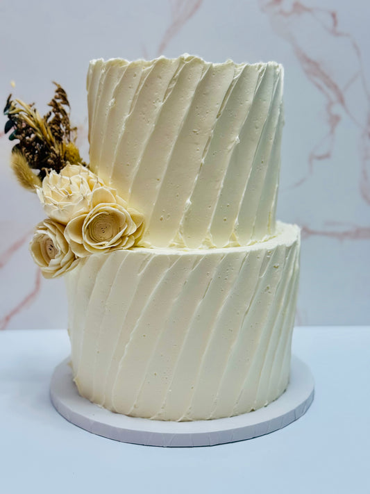 Rustic Buttercream Cake