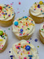 Birthday Sprinkle Cupcakes