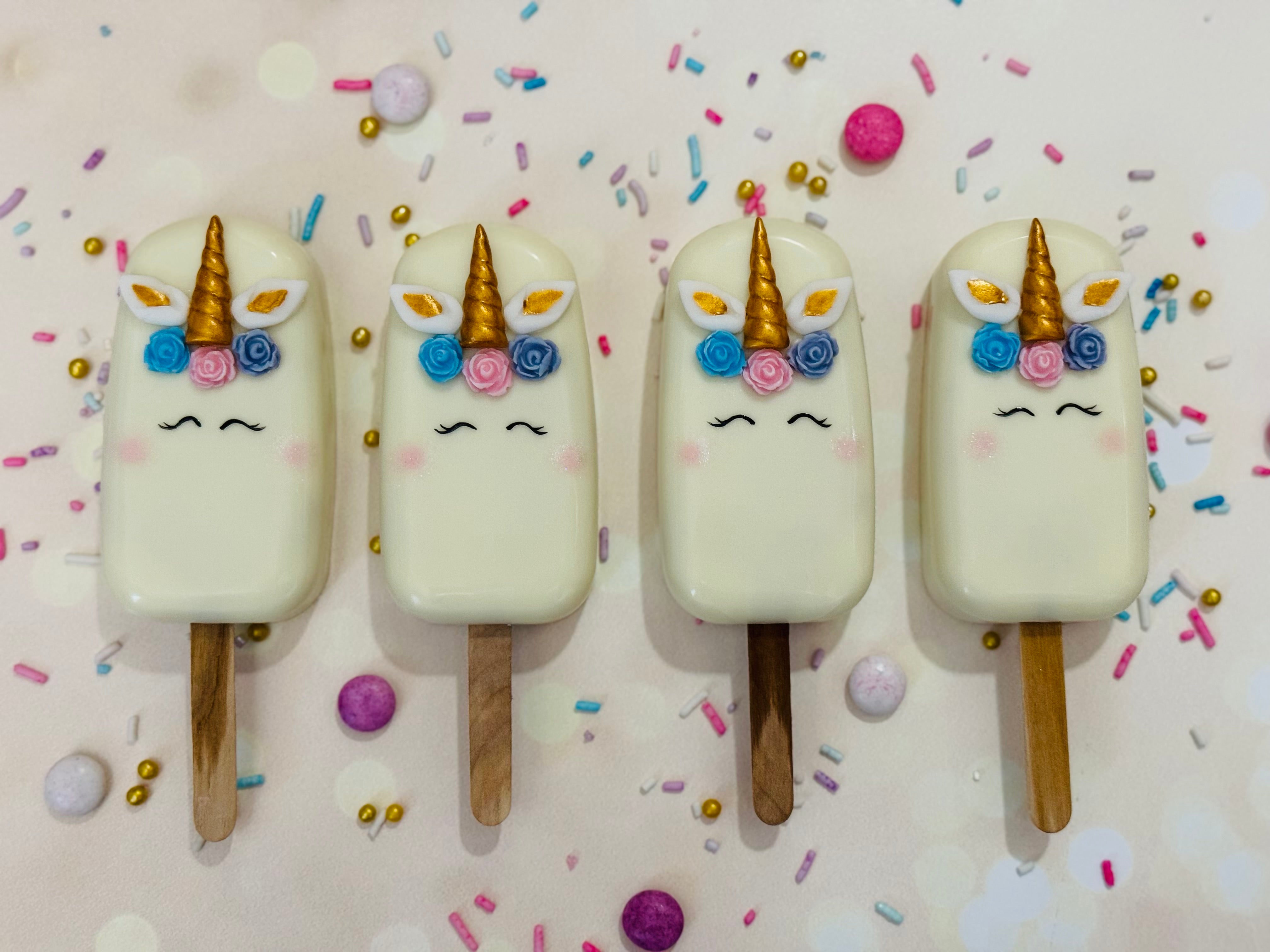 Unicorn Cakesicles