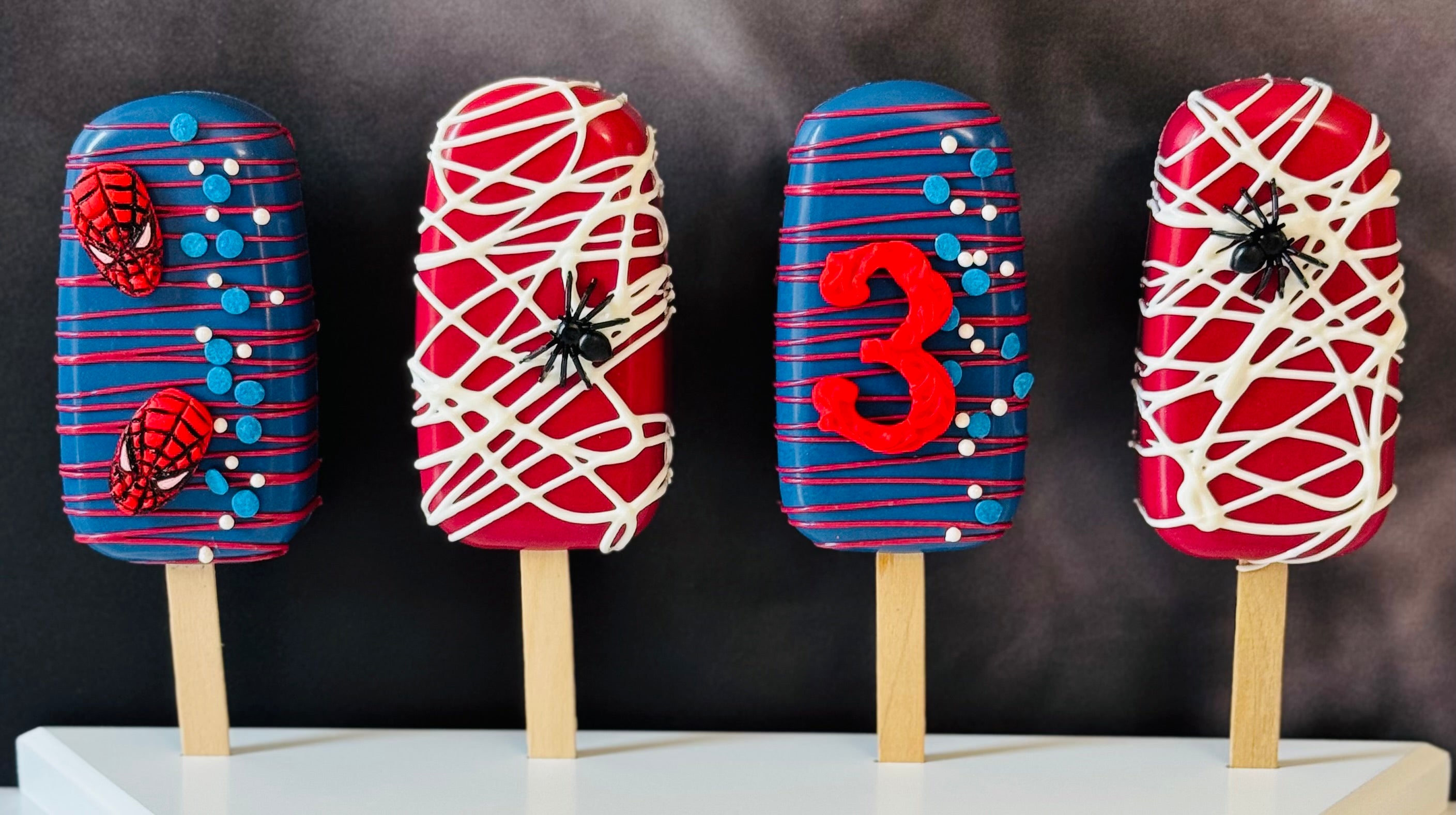 Spiderman Cakesicles